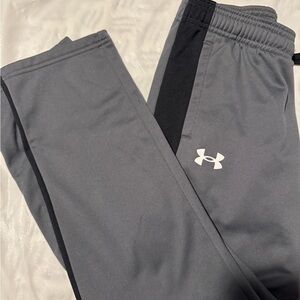 Under Armour Gray Joggers with Black Stripe